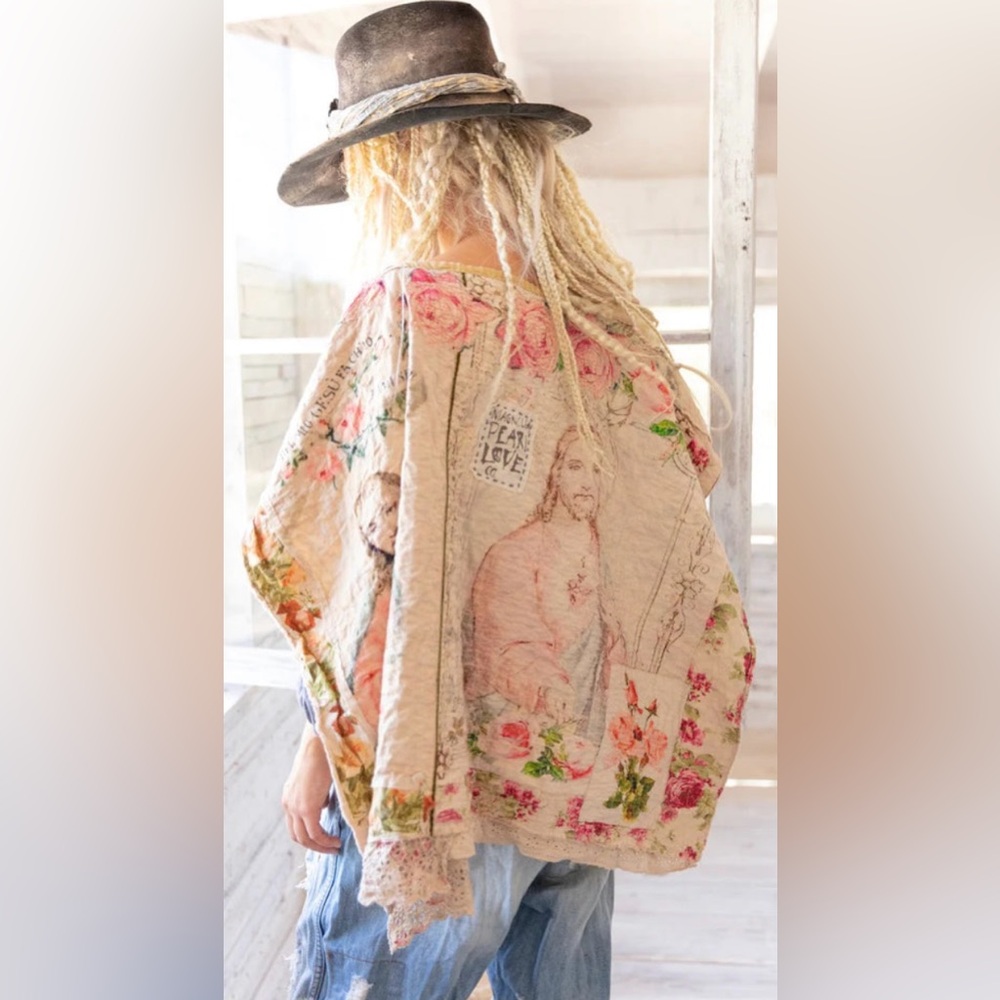 Magnolia Pearl “The Annointed One” Poncho #356 - Picture 2 of 14